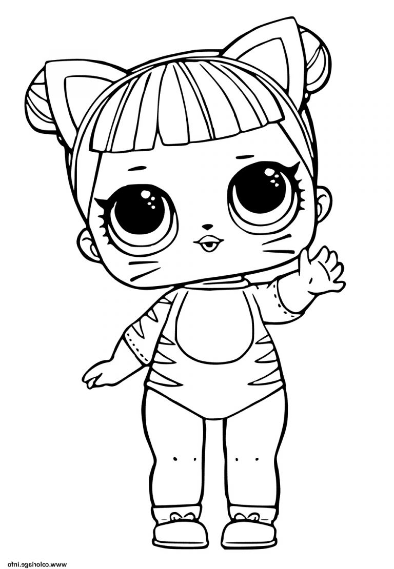 Dessin Poupée Lol Beau Photos Coloriage Lol Doll Tiger Cat Cute