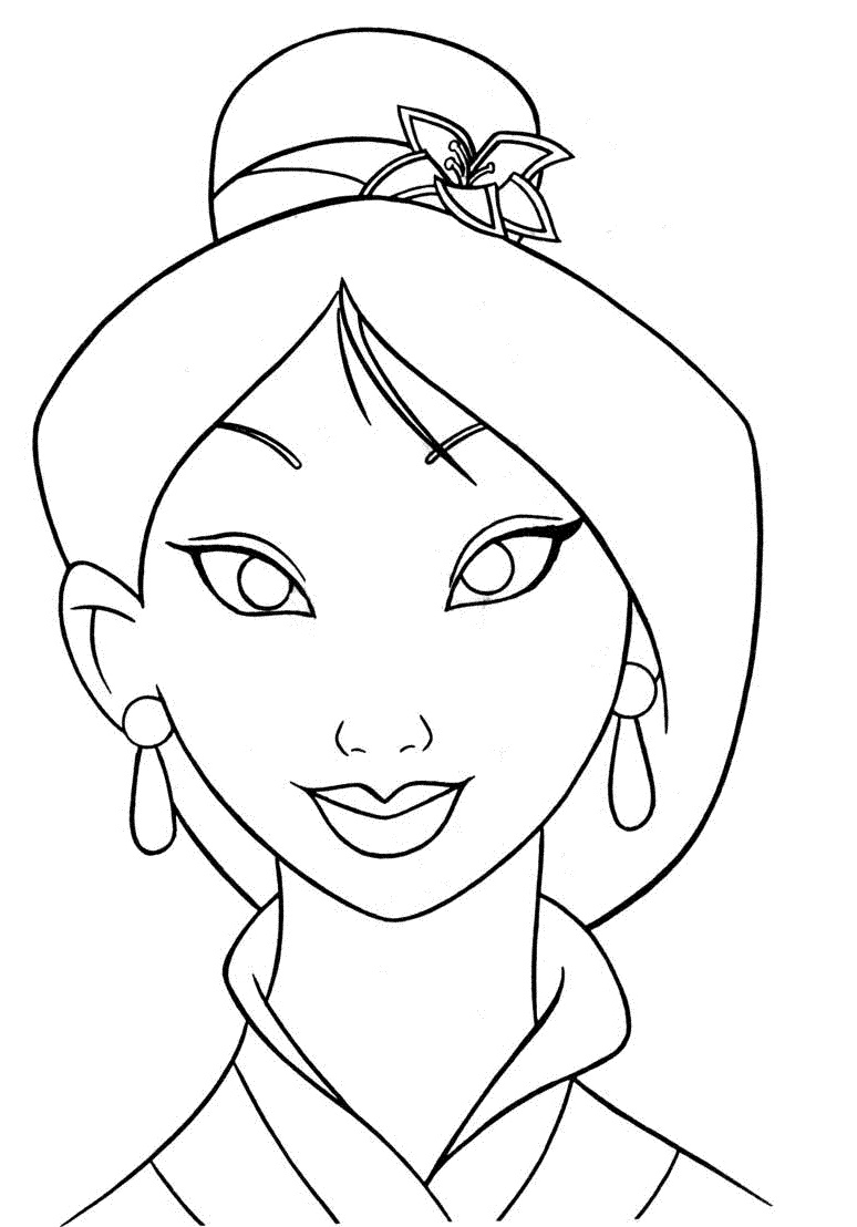 Dessin Princesse Disney Facile Beau Galerie Coloriage Princesse Mulan à Imprimer