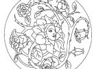 Dessin Printemps Facile Nouveau Photos Coloriage Mandala Femme En forme De Fleur Dessin Gratuit à