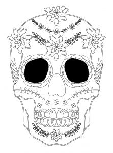 Dessin Qui Font Peur Luxe Photos Sugar Skull Coloriage Halloween A Imprimer Qui Fait Peur