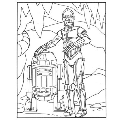 Dessin R2d2 Impressionnant Galerie R2 D2 and C 3po Coloring Page