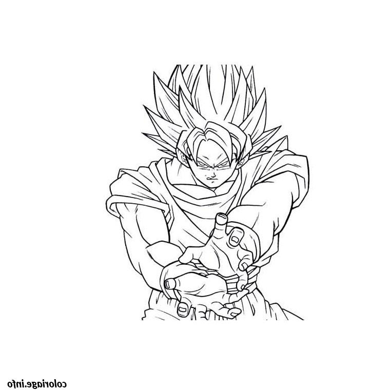 Dessin San Goku Inspirant Image Coloriage Dragon Ball Z Sangoku Dessin