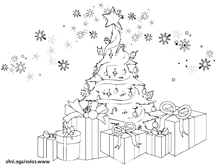 Dessin Sapin Noel Nouveau Photos Coloriage Sapin De Noel Avec Cadeaux