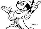 Dessin sorcier Impressionnant Collection Coloriage Mickey Est Un Magicien Dessin à Imprimer