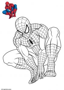 Dessin Spiderman Facile Cool Stock Coloriage Spiderman 3 En Reflexion Dessin à Imprimer