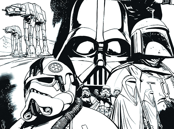 Dessin Star Wars à Colorier Inspirant Collection Hachette Signe Avec Disney Pour Des Livres Star Wars