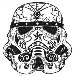Dessin Star Wars Bestof Stock Star Wars Stormtrooper Sugar Skull Coloring Page