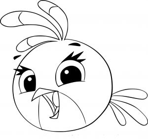 Dessin Stella Élégant Images Coloriage Stella Angry Birds à Imprimer