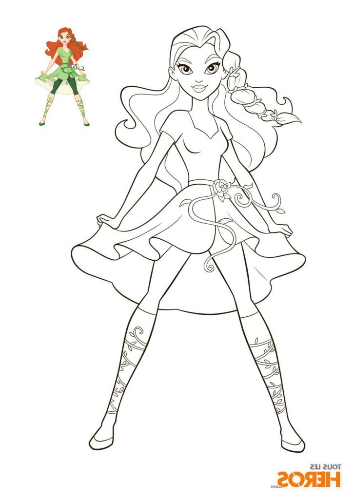 Dessin Super Hero Fille Beau Photos Coloriages Dc Super Hero Girls à