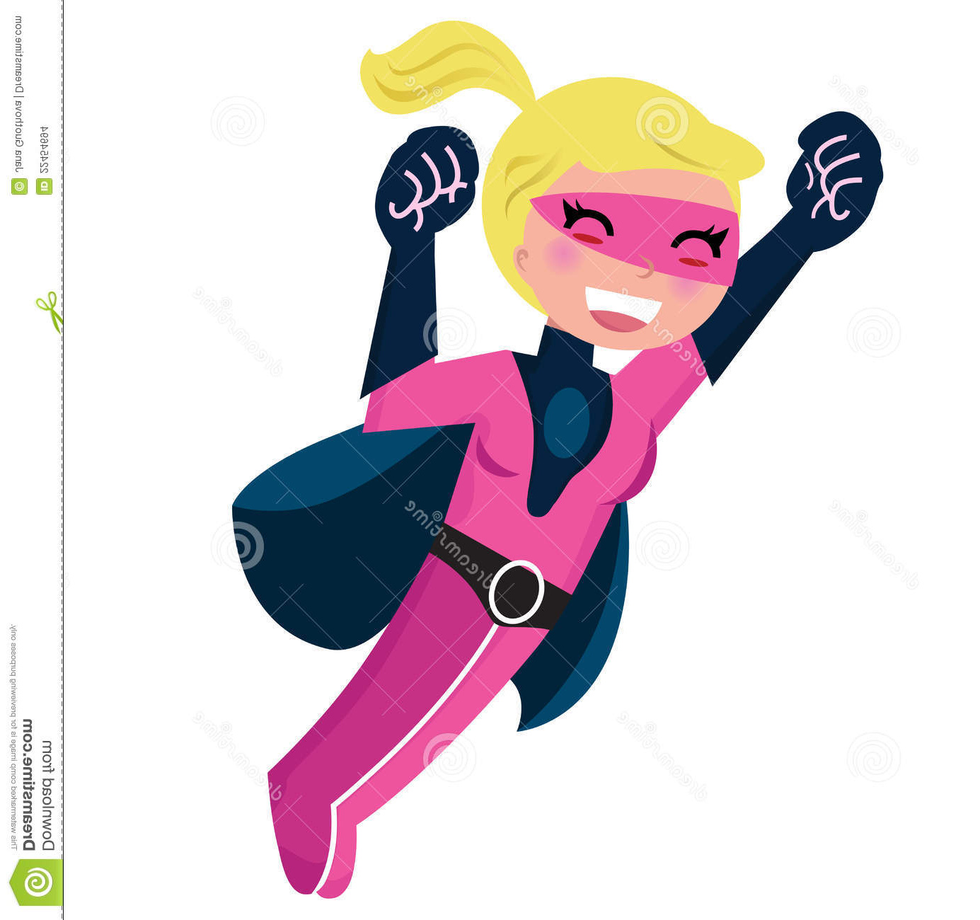 Dessin Super Hero Fille Impressionnant Photographie Fille Mignonne Rose Volante De Superhero Illustration De