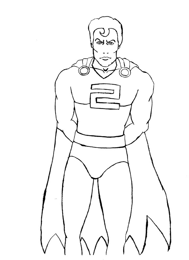 Dessin Super Man Cool Photos Coloriage Superman Super Héros à Imprimer Sur Coloriages Fo
