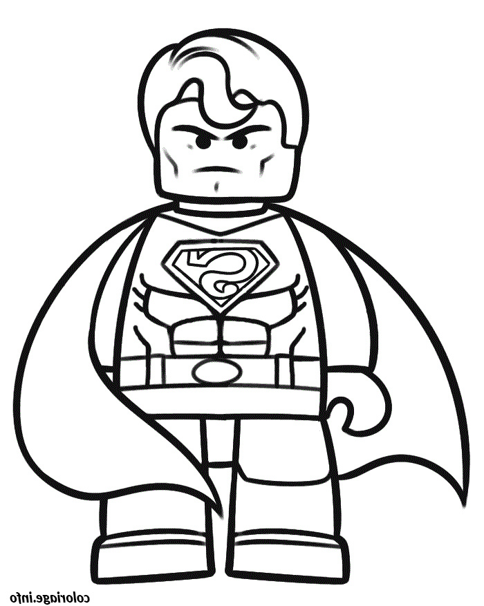 Dessin Super Man Unique Photographie Coloriage Lego Superman Dessin
