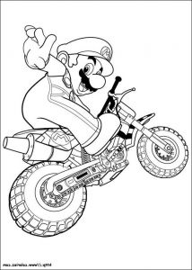 Dessin Super Mario Beau Photos Coloriage Mario Moto