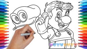 Dessin Super Mario Odyssey Luxe Image Coloring Pages Mario Odyssey Bltidm