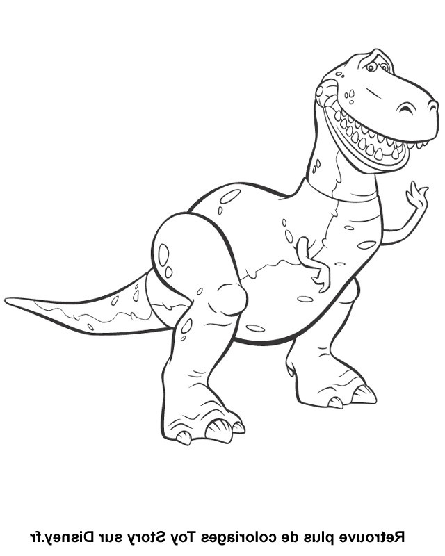 Dessin toy Story Luxe Image Coloriages Coloriage toy Story 3 Rex Le Dinosaure Fr
