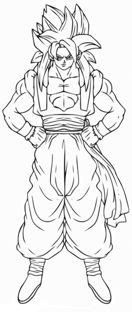 Dessin Vegeto  Bestof Photos Coloriage  Go A Dragon  Ball  Z   