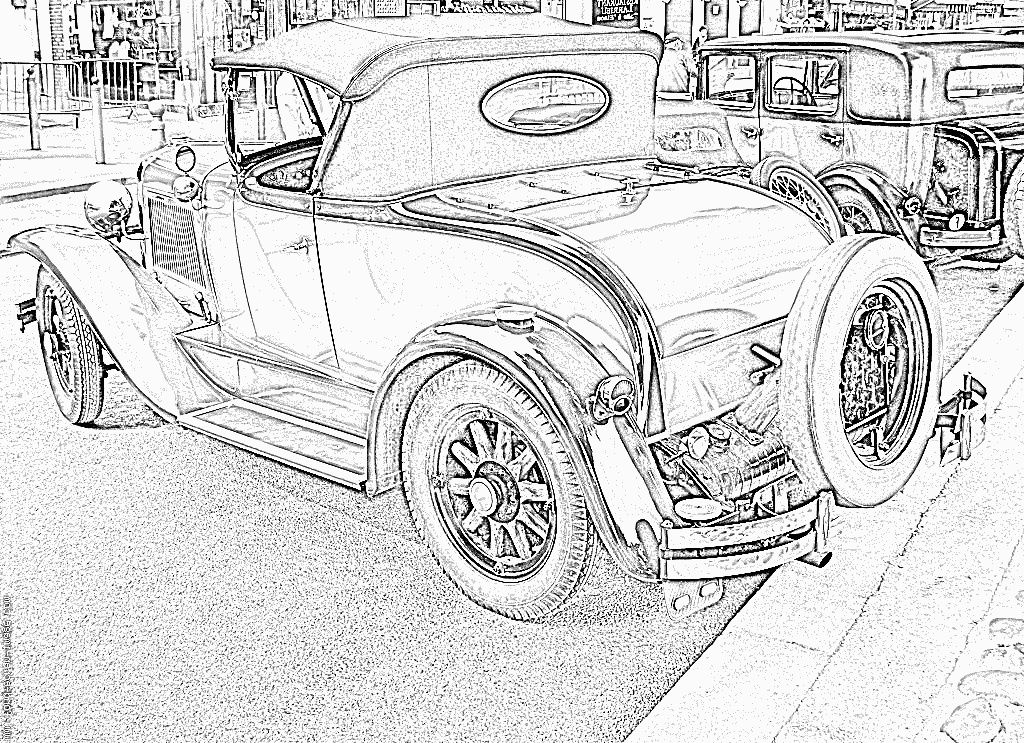 Dessin Voiture Ancienne Beau Photos Beautiful Coloriage Voiture