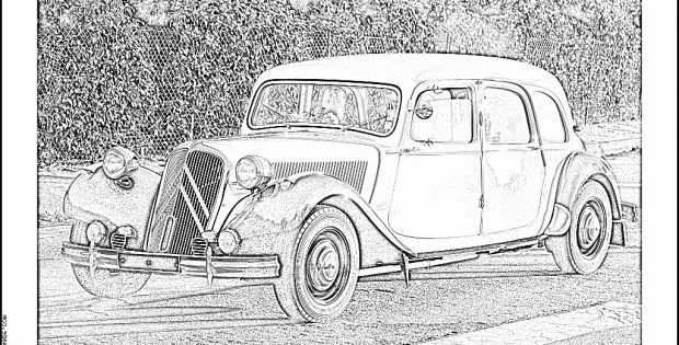 Dessin Voiture Ancienne Bestof Stock Beautiful Coloriage Voiture