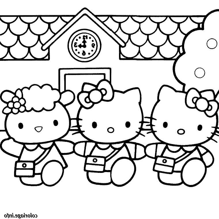 Dessins à Colorier Gratuits Cool Galerie Coloriage Hello Kitty Et Ses Amis Dessin