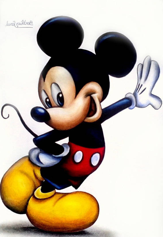 Dessins Mickey Luxe Photographie Dessin Mickey Aux Crayons De Couleurs Disney