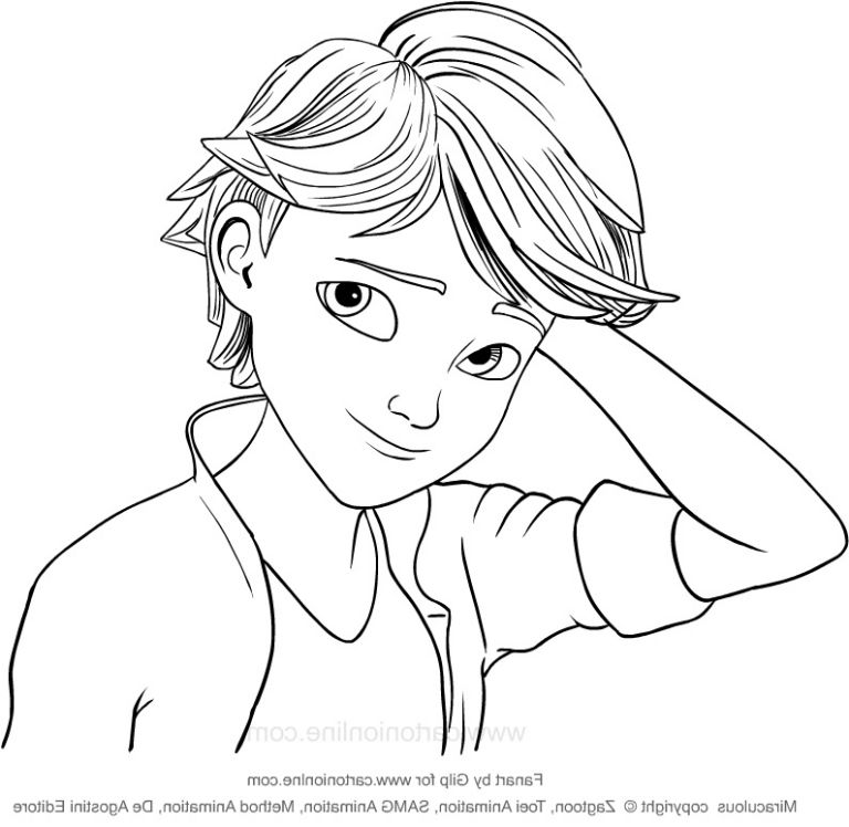 Dessins Miraculous Cool Image Coloriage De Adrien Agreste Miraculous ...