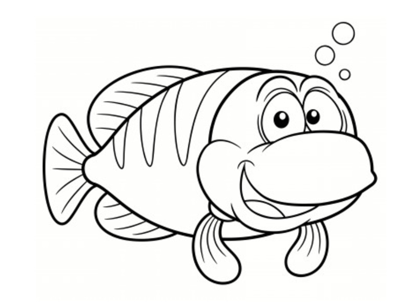 Dessins Poissons Luxe Stock Poissons Coloriages