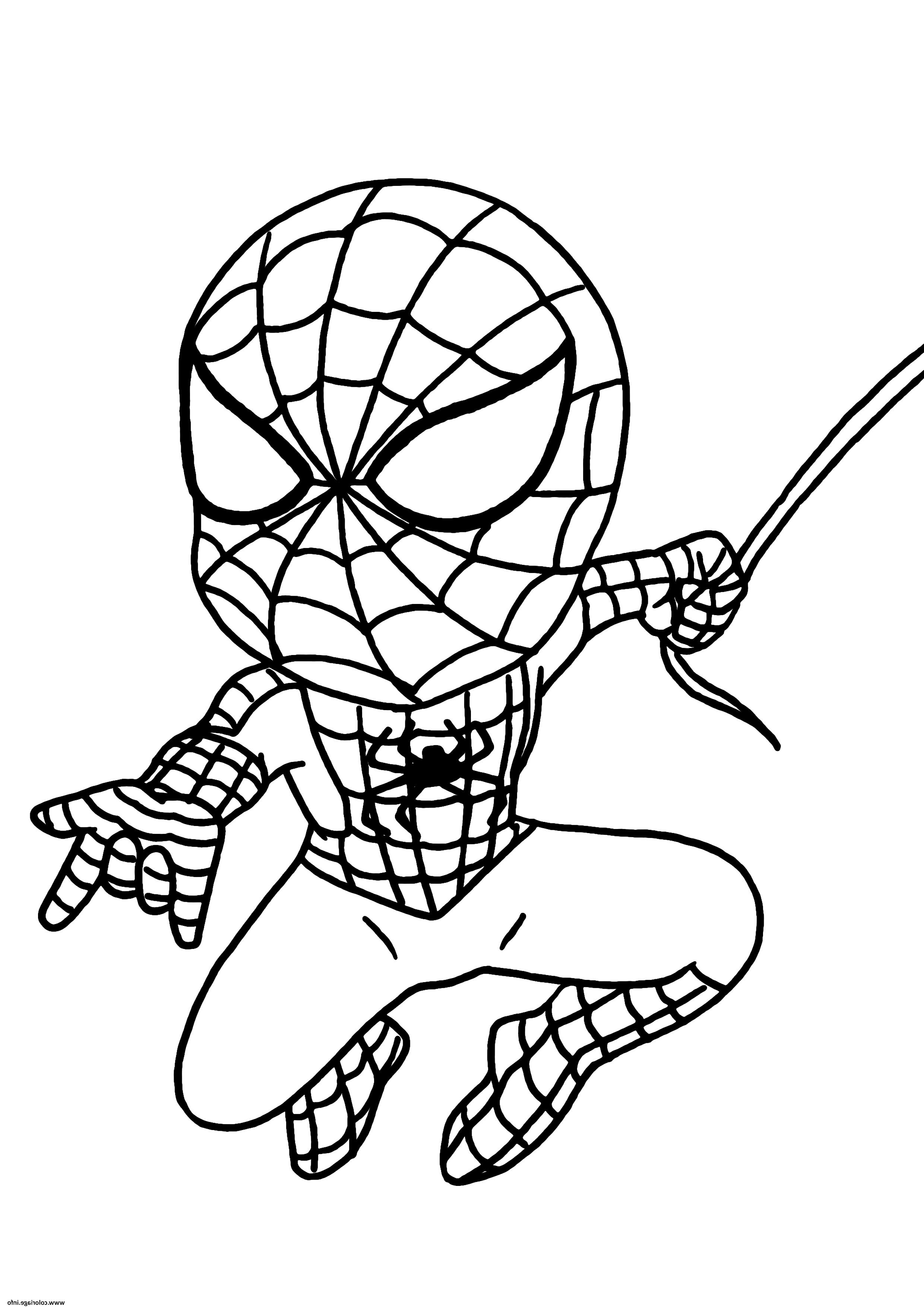 Dessins Spiderman Beau Images Coloriage Mini Spider Man 2017 Figurine Dessin