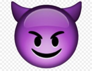 Diable Emoji Luxe Stock the Purple Devil Emoji