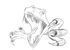 Dinosaure Coloriage T Rex Inspirant Photos 136 Dessins De Coloriage La Cour De Récré à Imprimer