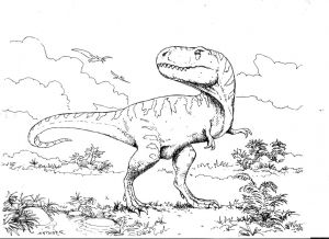Dinosaure Coloriage T Rex Unique Photographie Dessin De T Rex A Imprimer 5