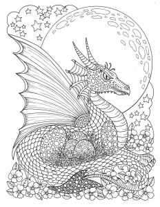 Dragon à Colorier Inspirant Collection Deborah Muller Art Chubbymermaid Printables
