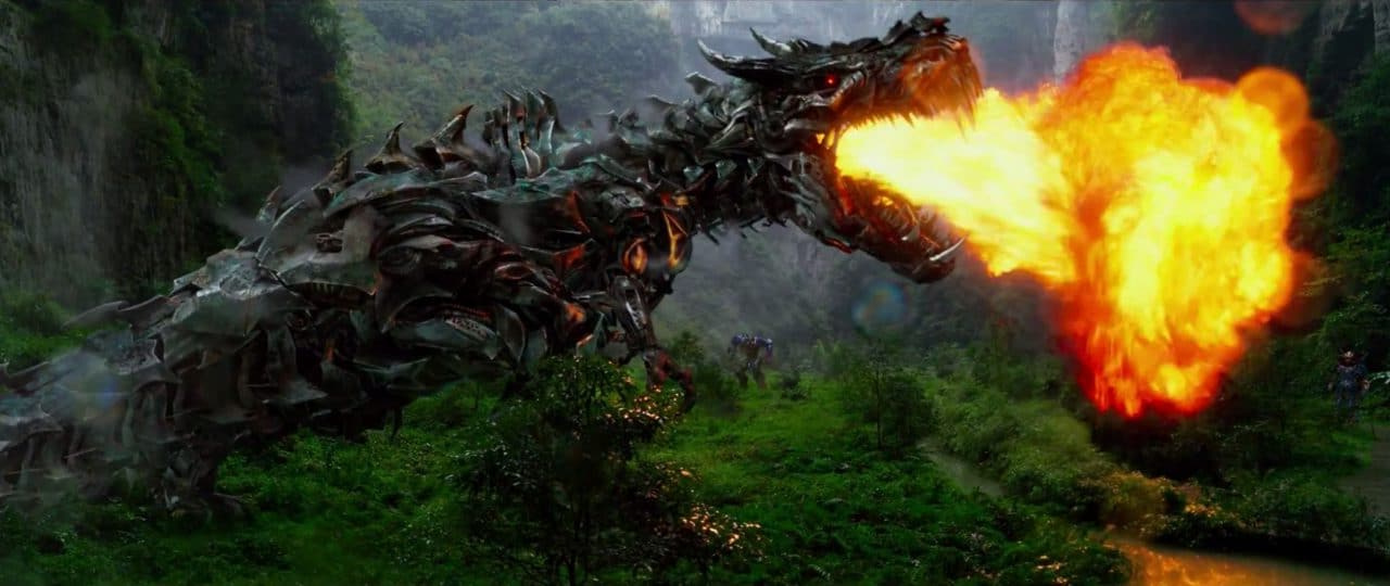 Dragon Qui Crache Du Feu Beau Collection Imagine Dragons Présente Transformers 4 Avec Du Feu