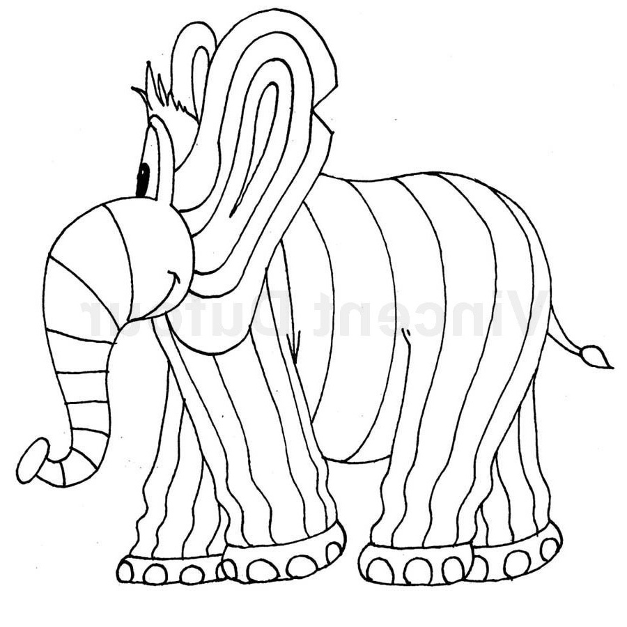 Elephant De Profil Cool Collection Coloriage Gratuit éléphant &quot;titou De Profil&quot; [dessin à