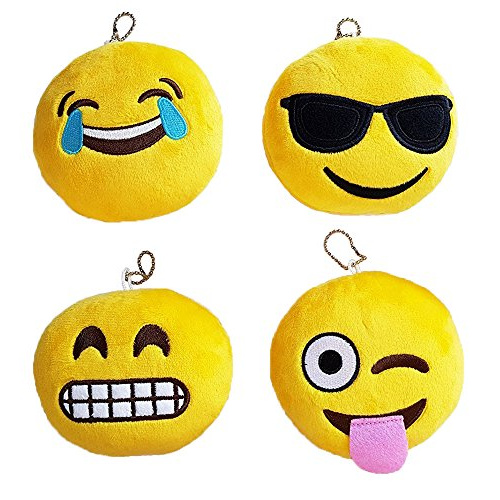Emoji Pas Content Luxe Photographie Lot De 4 Mini Coussins Smiley Emoji Pas Cher Peluches