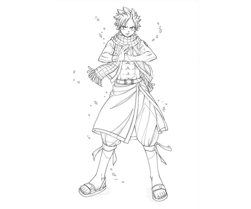 Fairy Tail Dessin Inspirant Collection Printable Fairy Tail Natsu Coloring Pages