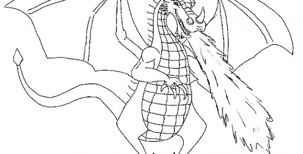 Feu Coloriage Nouveau Image Dessin De Dragon - Coloriage ...