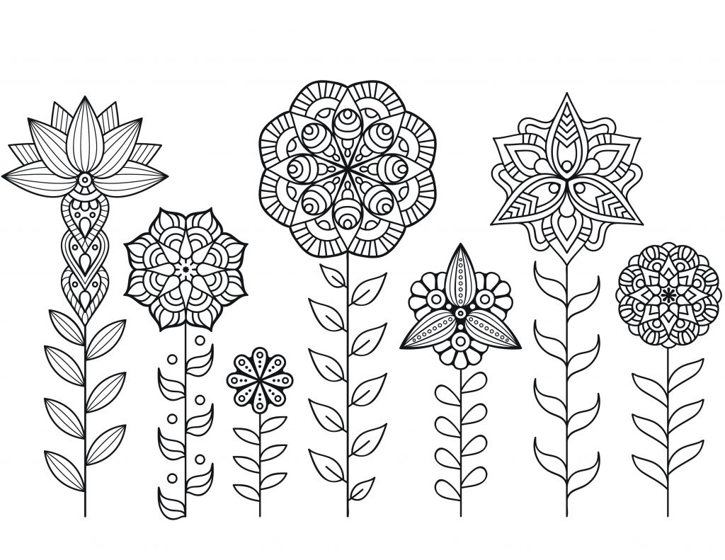 Fleurs à Imprimer Gratuitement Luxe Images Dessin A Imprimer De Mandala Fleurs Automne Artherapie
