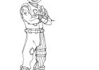 Fortnite Dessin A Colorier Unique Collection Coloriage fortnite Peekaboo Outfit Jecolorie