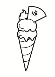 Glace Dessin Bestof Images Coloriage Glace Img