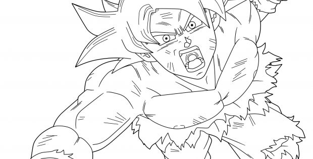 Goku Ultra Instinct Coloriage Cool Photos Goku Ultra Instinct Free ...