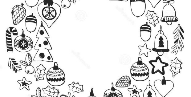 Guirlande De Noel Dessin Bestof Image 25 Coloriage De Guirlande De Noel