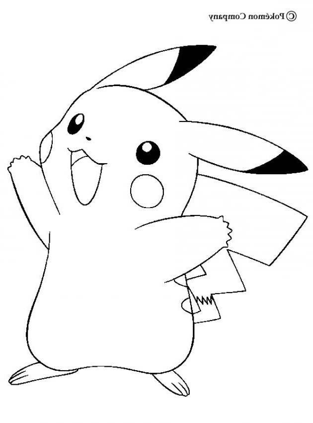 Happy Dessin Bestof Stock Happy Pikachu Pokemon Coloring Page More Eletric Pokemon