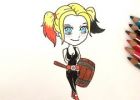 Harley Quinn Dessin Impressionnant Photos Ment Dessiner Harley Quinn Version Chibi Tutoriel