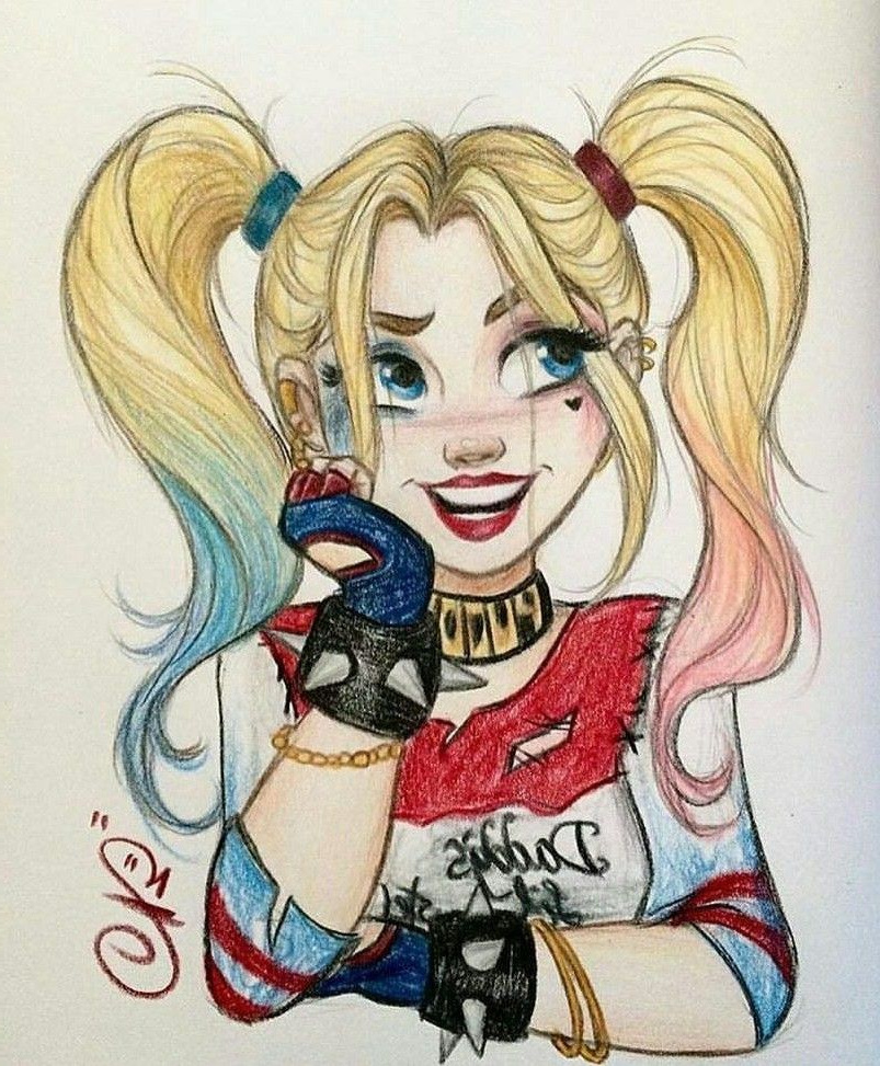 Harley Quinn Dessin Luxe Photographie Harley Quinn