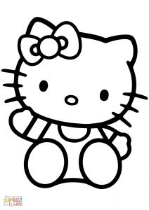 Hello Kitty A Colorier Bestof Images Hello Kitty Coloring Page