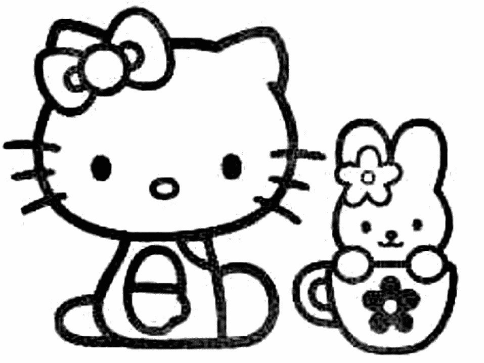 Hello Kitty A Colorier Élégant Stock 143 Dessins De Coloriage Hello Kitty à Imprimer