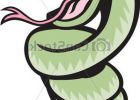 Hochet Dessin Luxe Photographie Hochet Haut Enrouler Dessin Animé Serpent Serpent