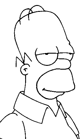 Homer Dessin Luxe Photographie Dessin Yeux Homer