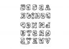 Lettre De L Alphabet A Imprimer Gratuit Beau Stock Coloriage Noel Lettres Dessin