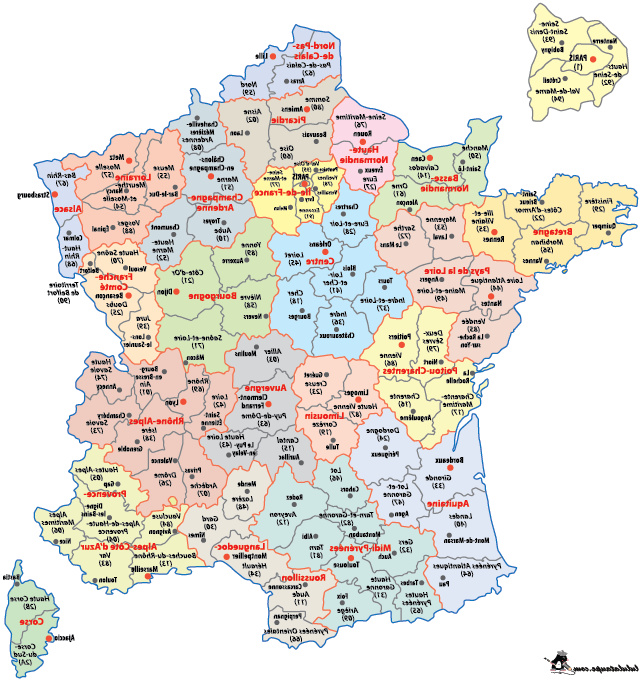 Liste Des Départements Français à Imprimer Unique Photos Carte De France à Imprimer Départements Préfectures